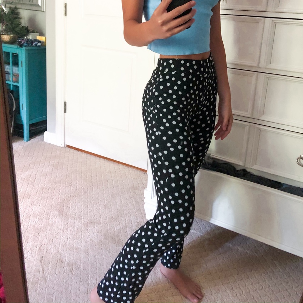 Poka dot pants from urban outfitters